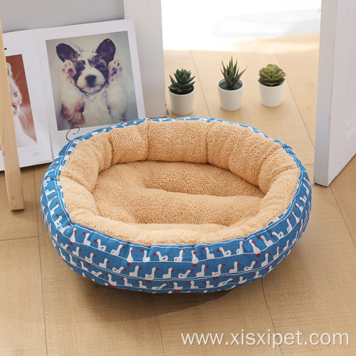 stock warm soft washable luxury round dog beds